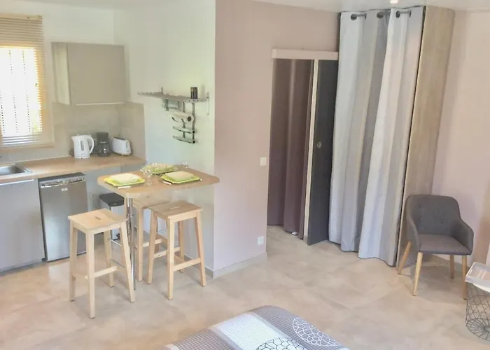 Studio Pied Village Eze - Dans Villa - Parking Gratuit